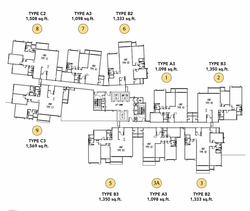 KAIA Heights Equine Seri Kembangan - Block C Layout 2