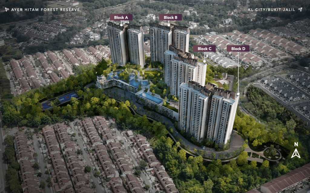 KAIA Heights Equine Seri Kembangan - Overview 4 Block