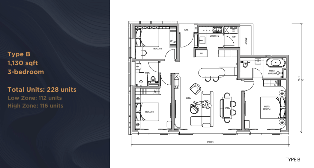 Arden Residence Johor Bahru - Type B