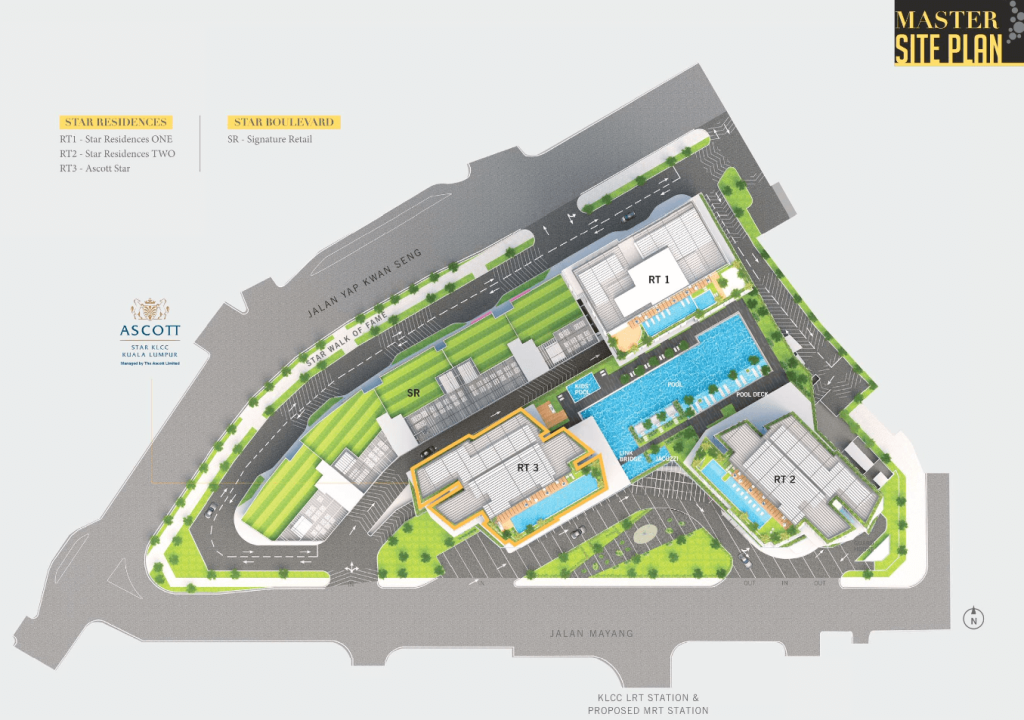Ascott Star KLCC - Site plan