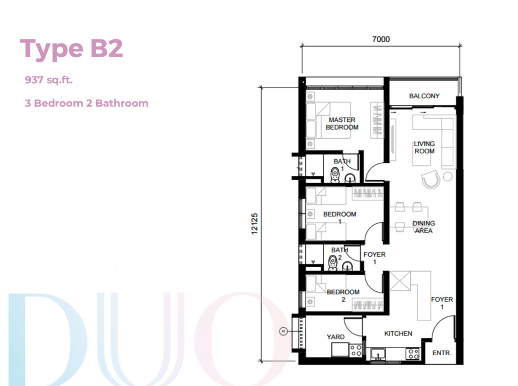 The Straits View Duo - Type B2