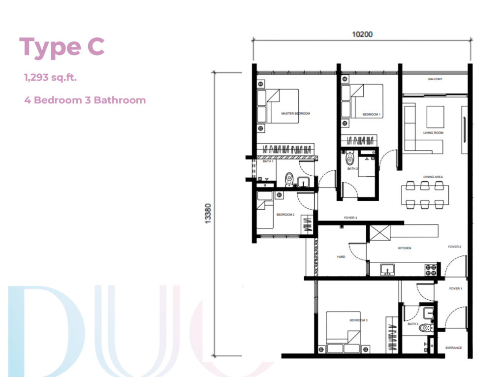 The Straits View Duo - Type C1