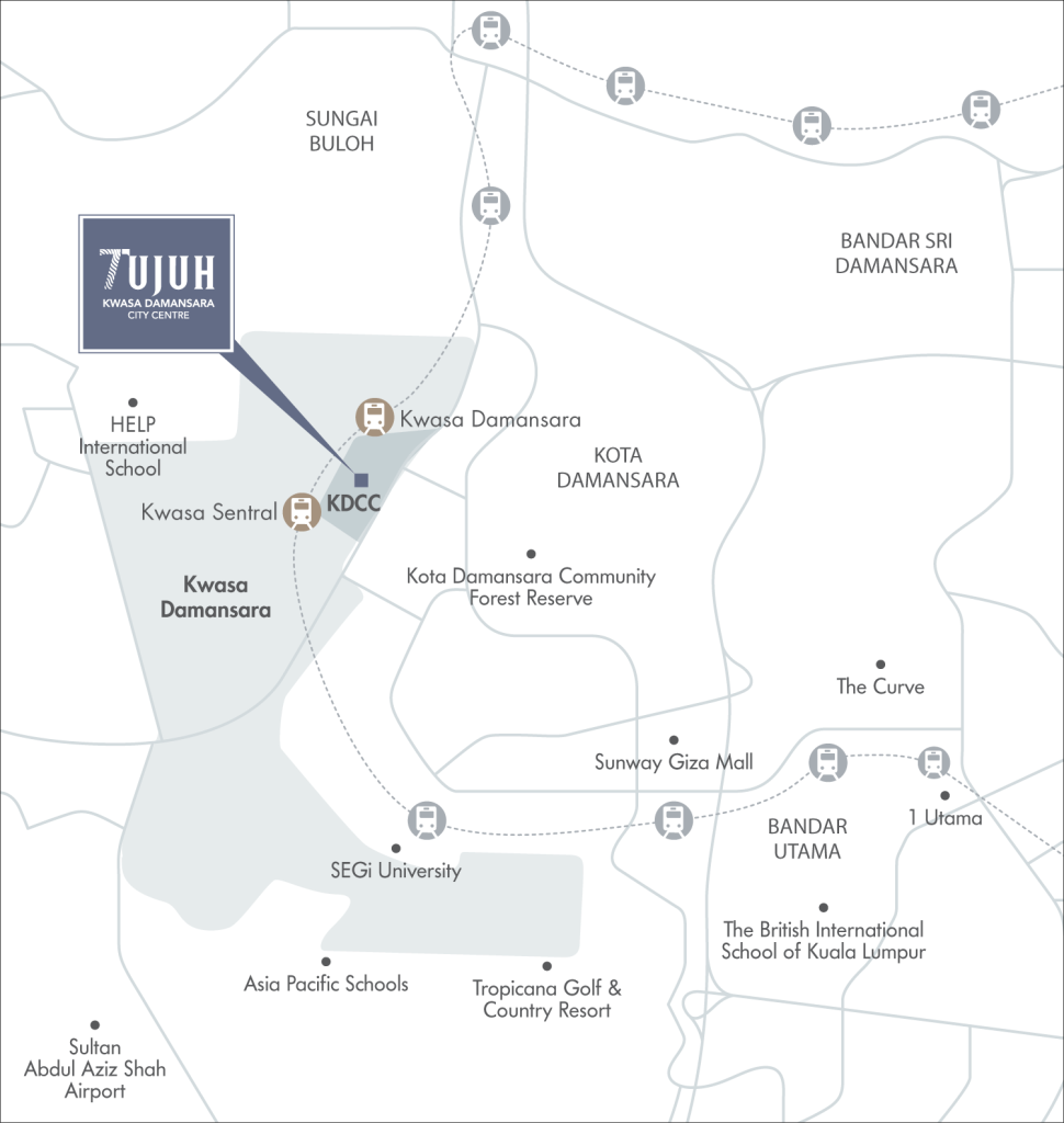 Tujuh Residences - Location Map