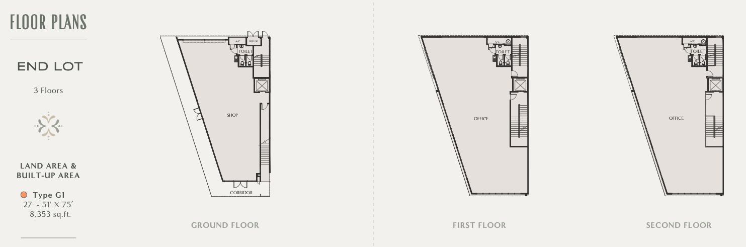 Laman Embun End Lot 3 Floors Type G1