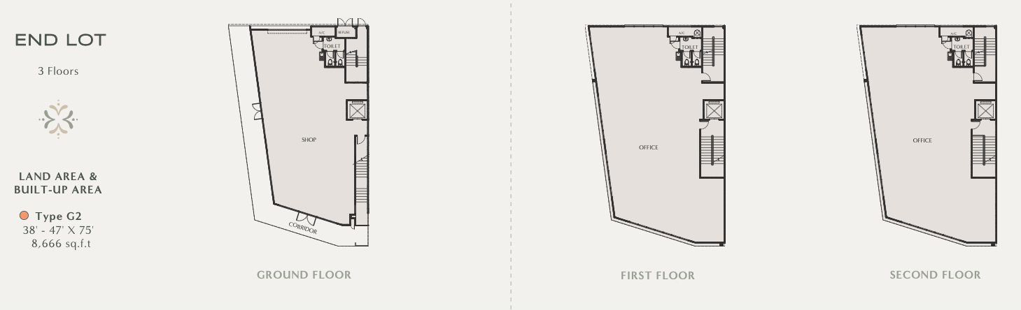 Laman Embun End Lot 3 Floors Type G2