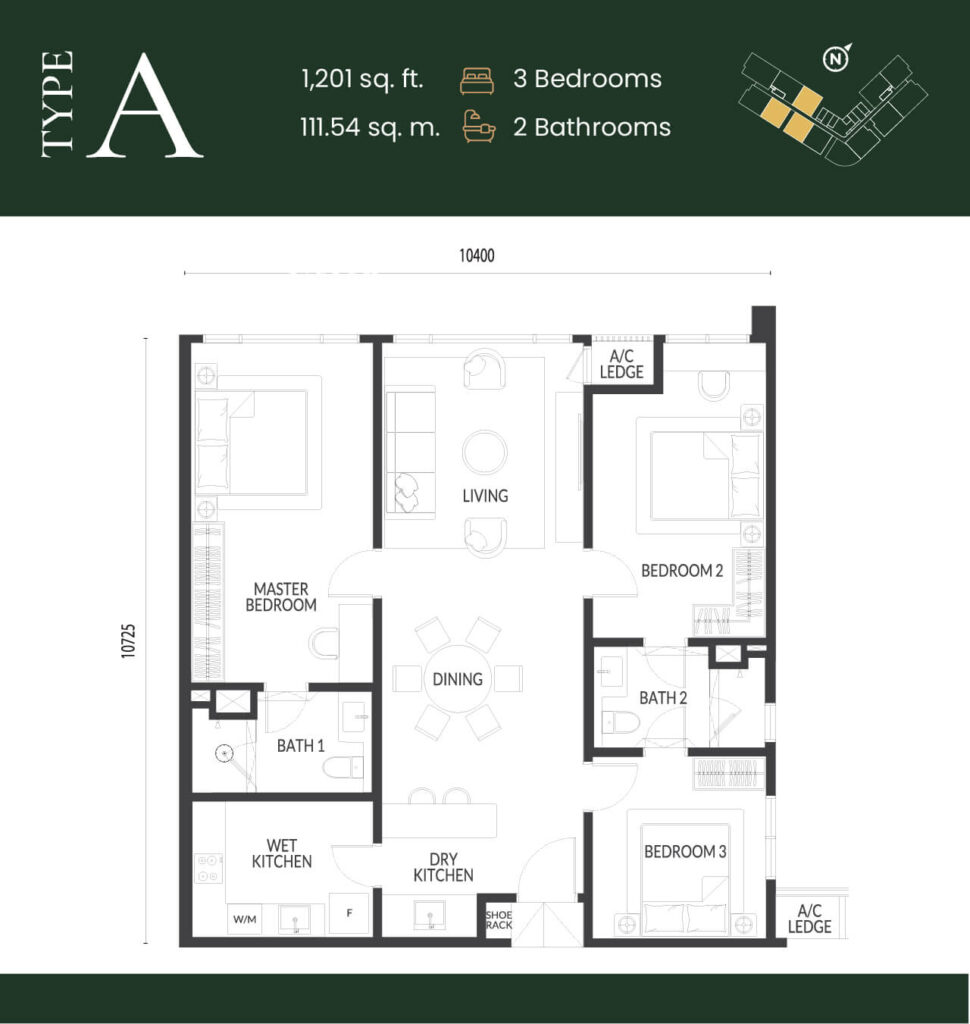 Park Green Pavilion @ Bukit Jalil - Type A