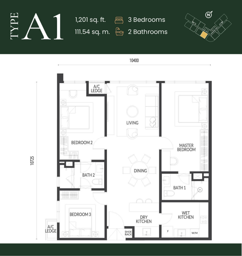 Park Green Pavilion @ Bukit Jalil - Type A1