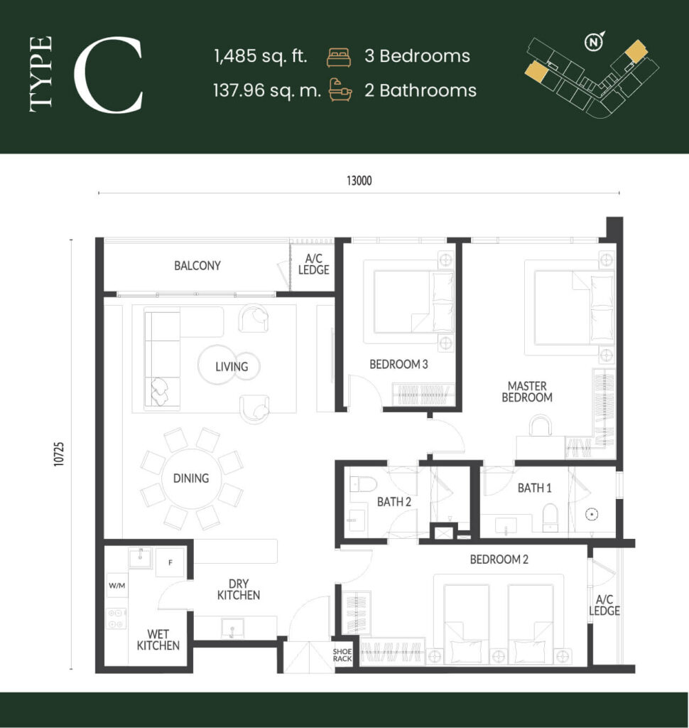 Park Green Pavilion @ Bukit Jalil - Type C