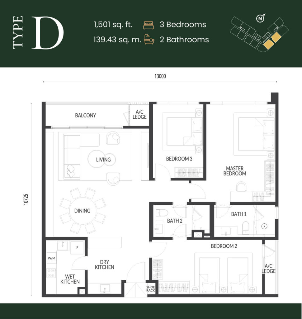 Park Green Pavilion @ Bukit Jalil - Type D