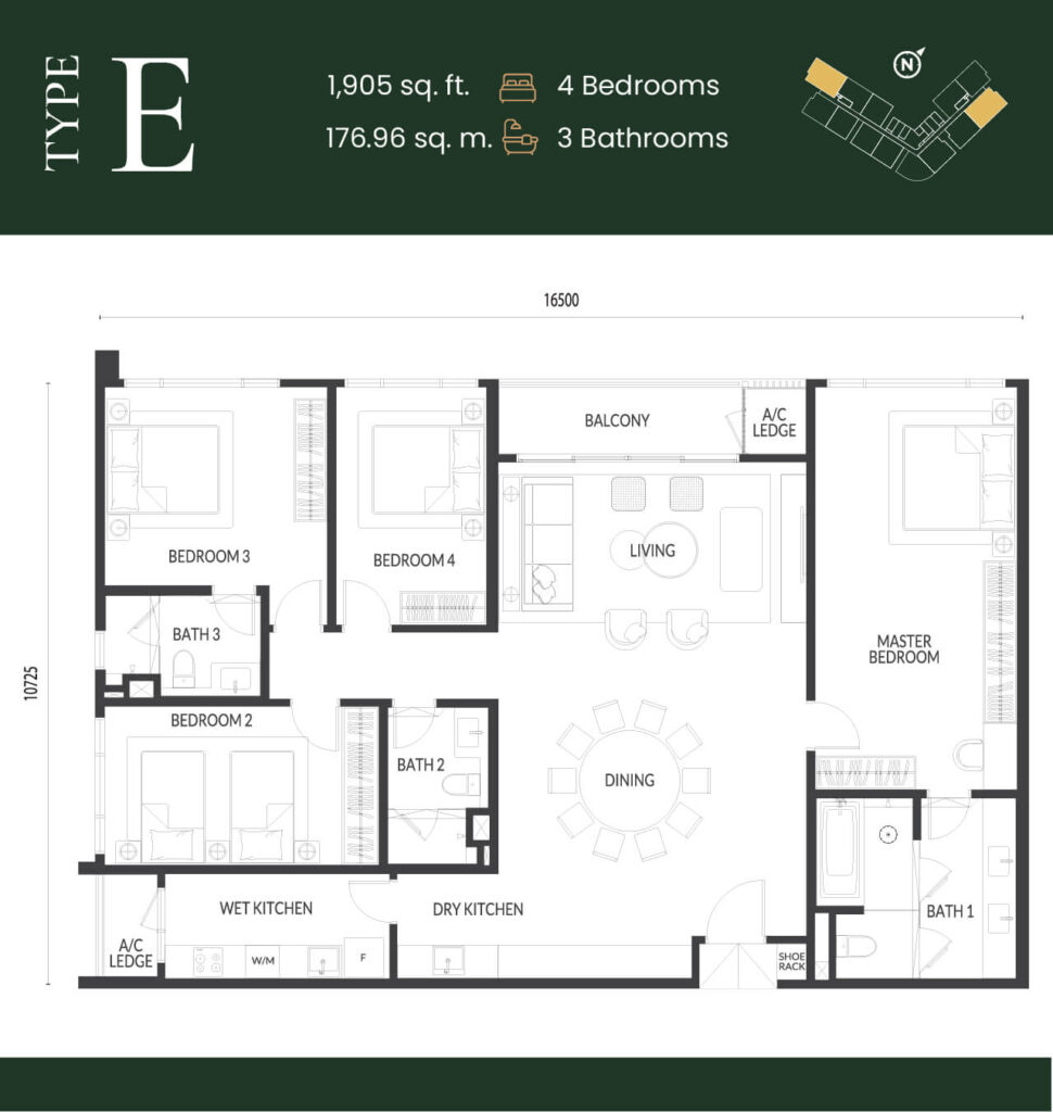 Park Green Pavilion @ Bukit Jalil - Type E
