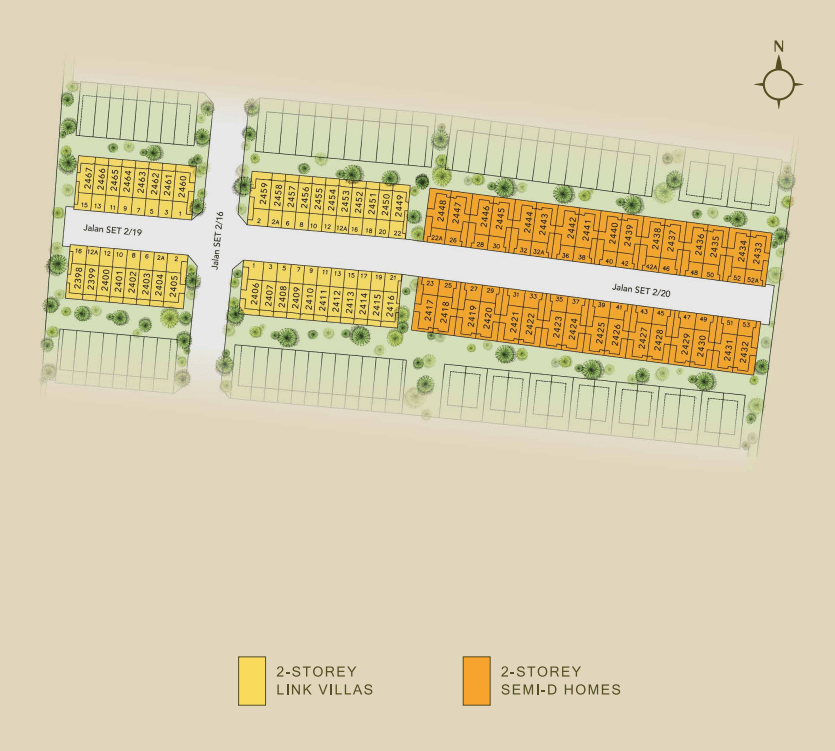 Setia Eco Templer Jimbaran @ Gaia Gardens - Site Plan