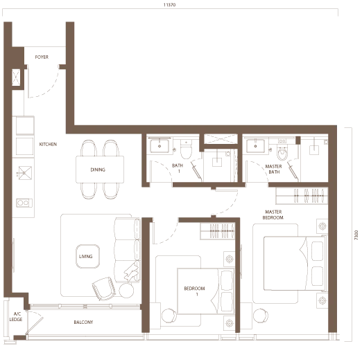 Pavilion Squiare KL - Type-C1