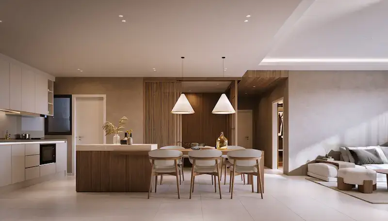 Semi Furnished Kitchen