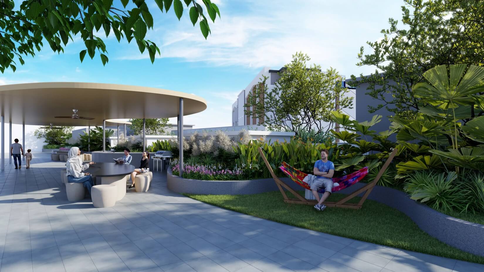 Brixton Tower Glowing Sky BBQ