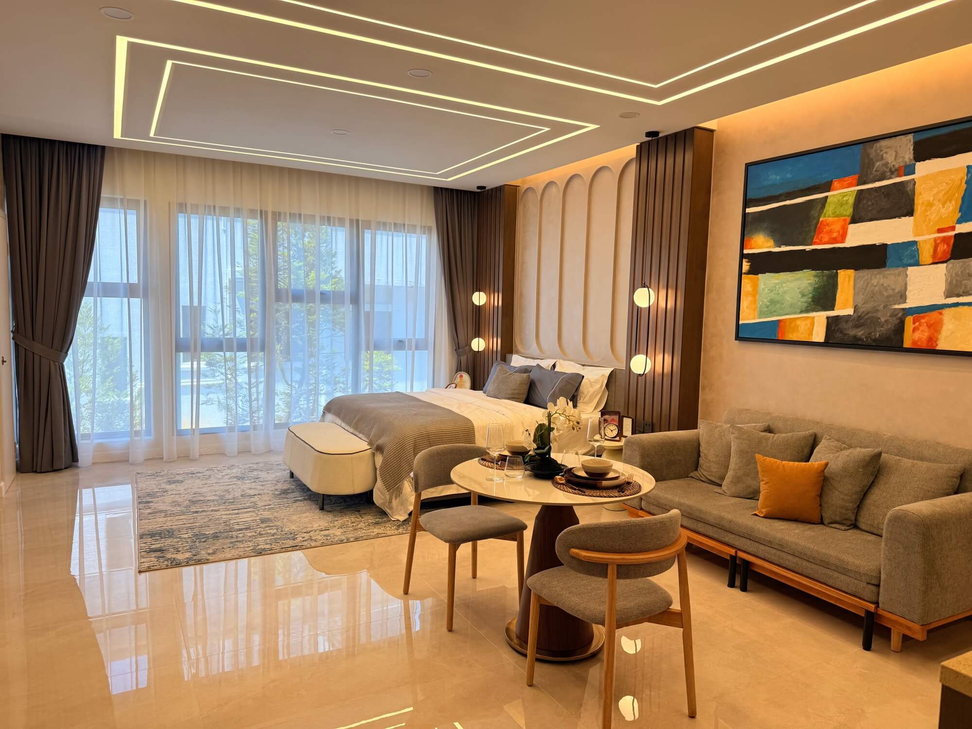 Centrix 客廳示範單位