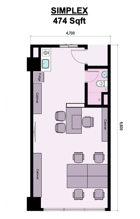 Simplex Floor Plan