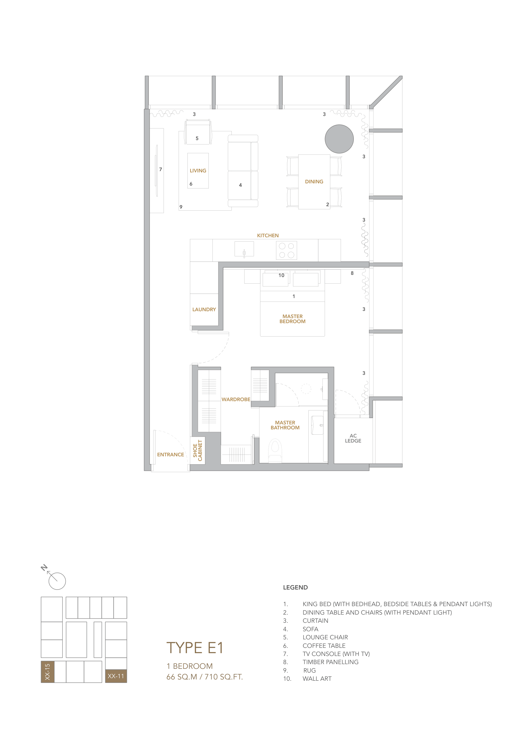 Type E1 Floorplan