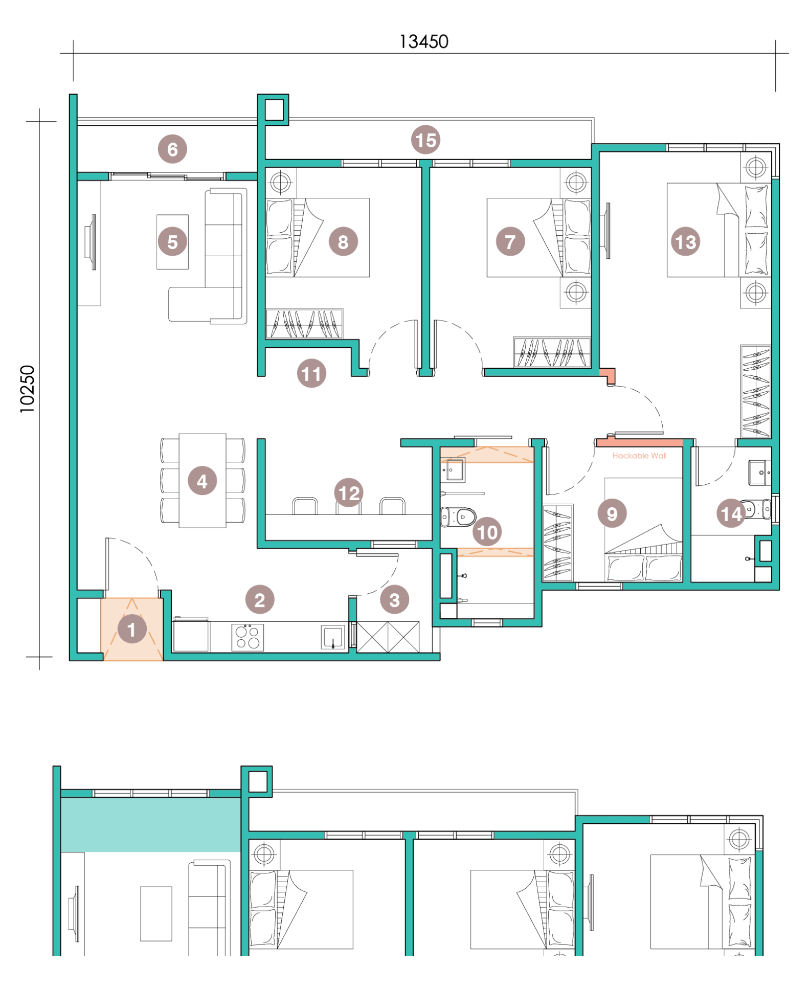 Type D1 Layout