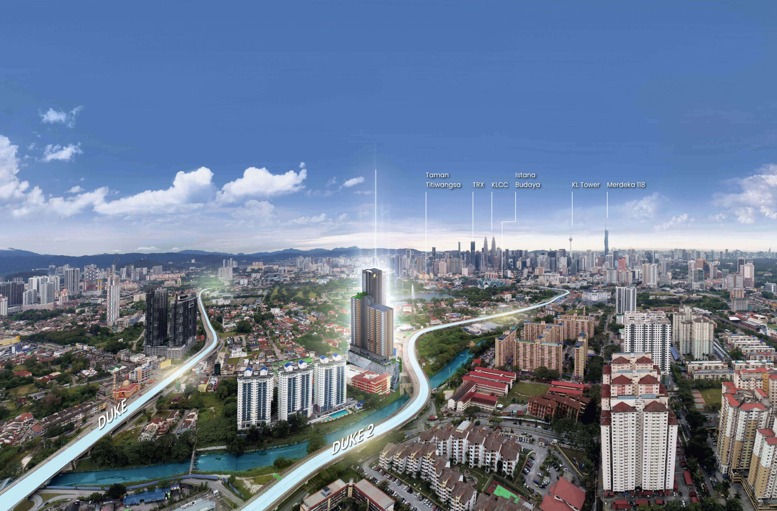 EkoTitiwangsa Skyline Views