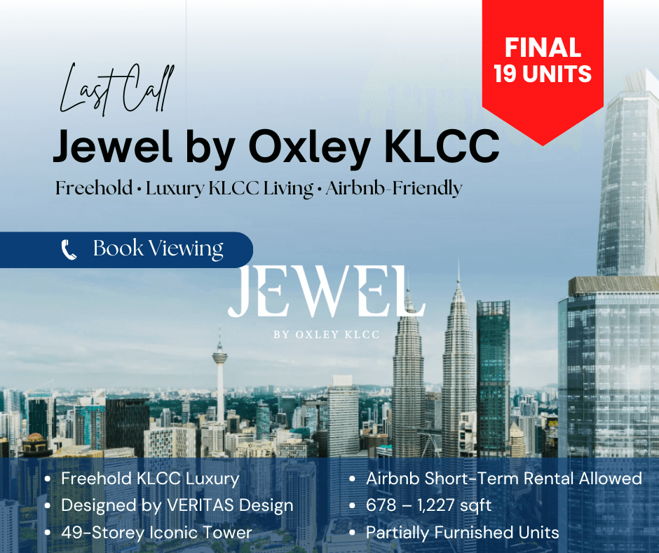 Jewel by Oxley KLCC — Final Release Now Available