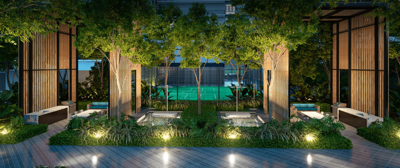 Khaya Residences Type A/C 1+1 Bedroom Layout