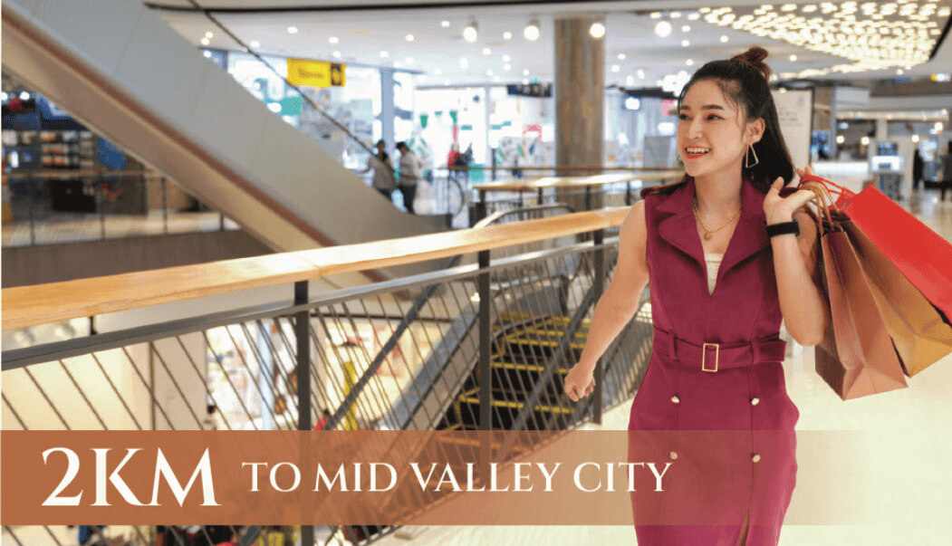 2KM to Mid Valley City