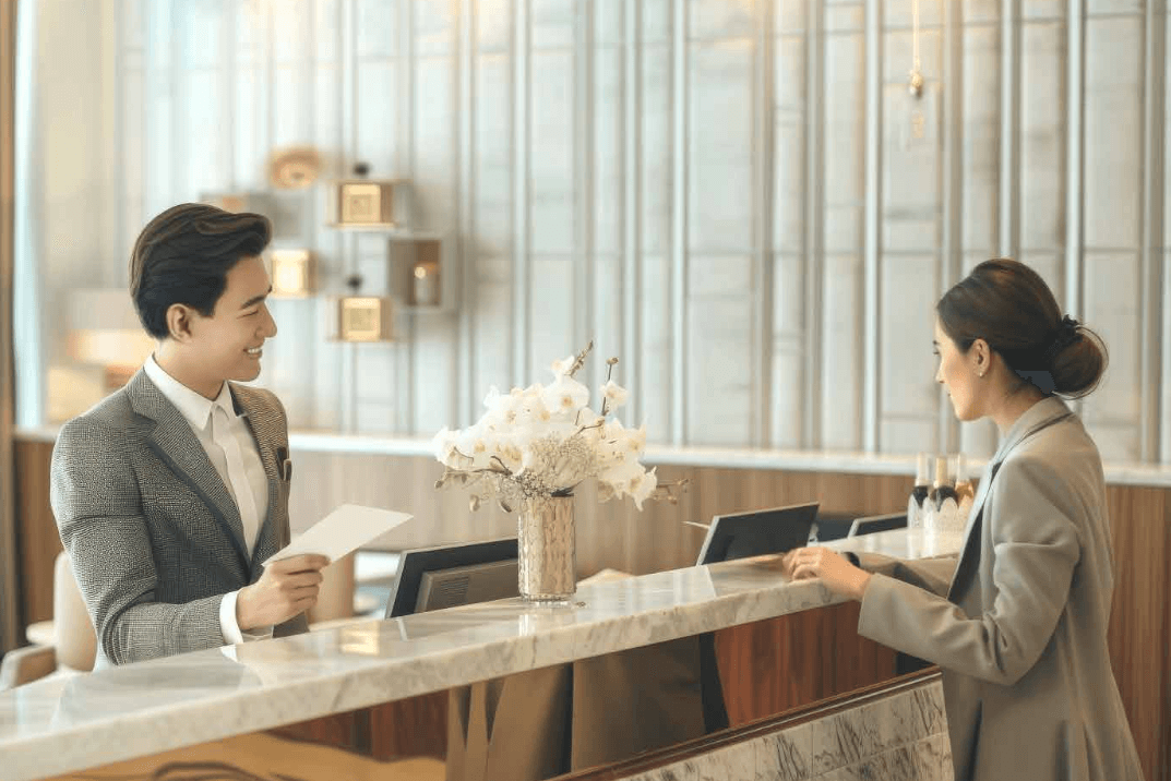 Elegant dining and kitchen area