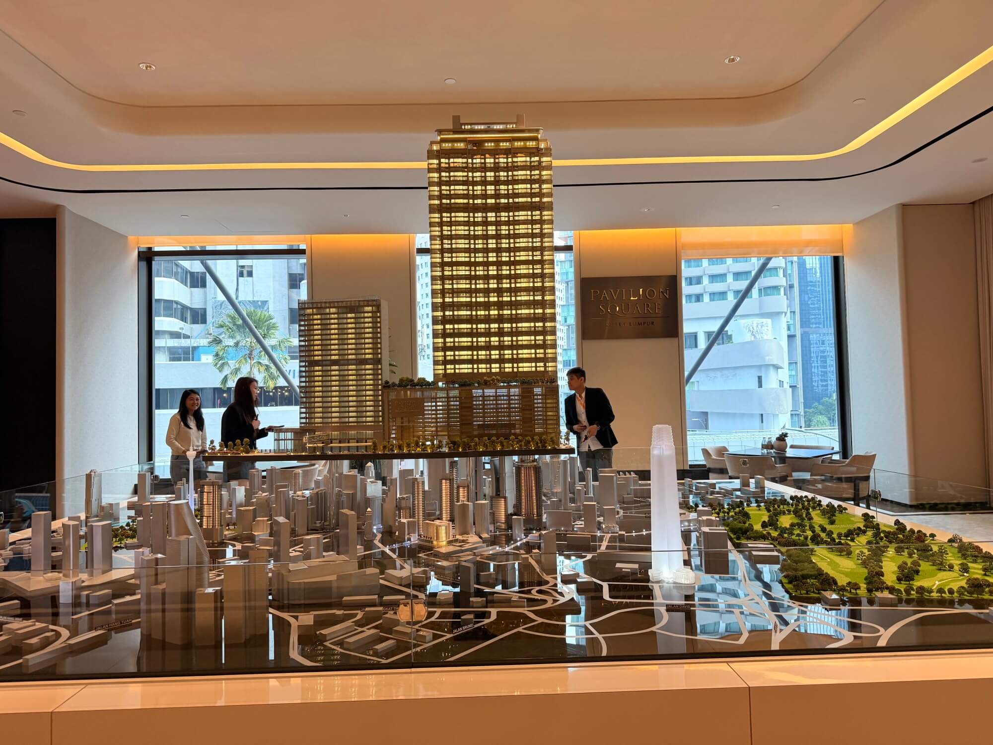 Pavilion Square Scale Model