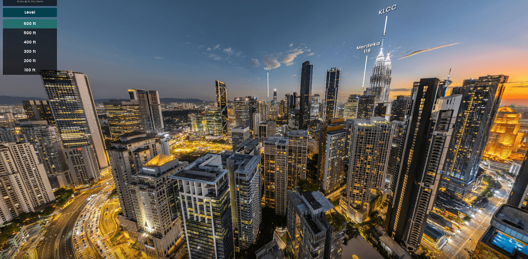 Phoeniz Suites KLCC Exterior Skyline