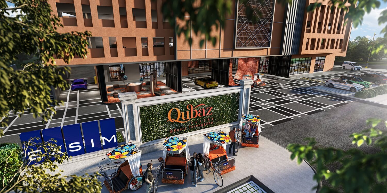 Pintu Masuk Utama Qubaz Suites