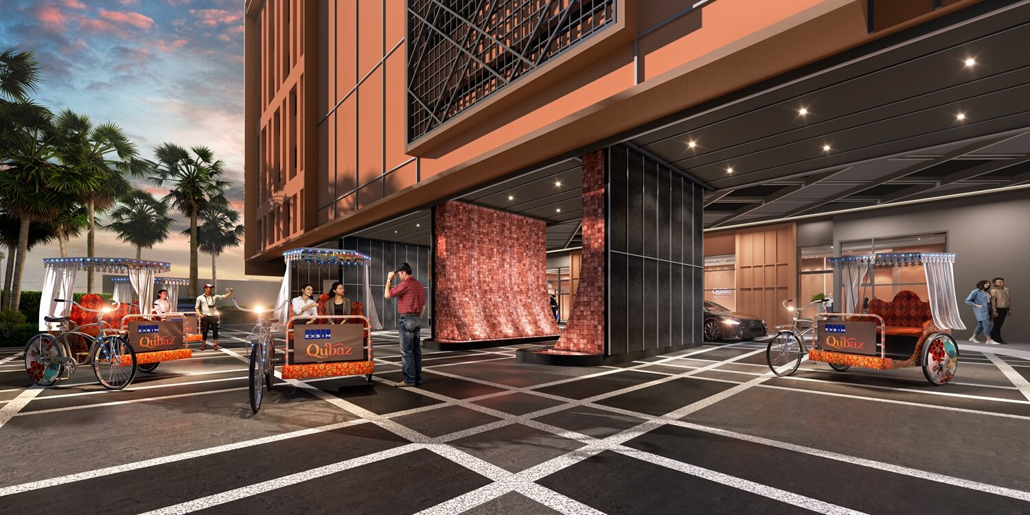 Kawasan Berhenti Kenderaan Qubaz Suites