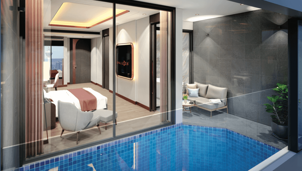 State of the art fitness center and recreational facilities at Royal Lexis