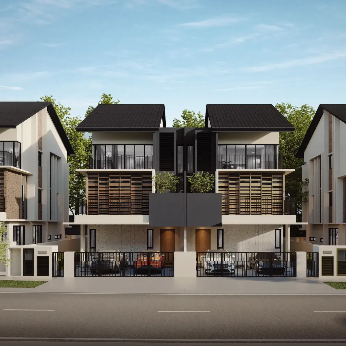 Type A Semi-D Facade