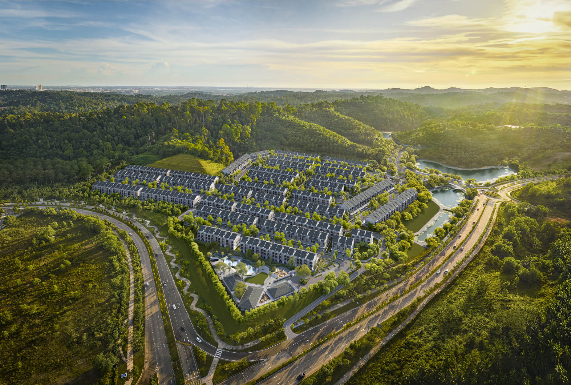 Exquisite 3-storey superlink facade at Seri Embun