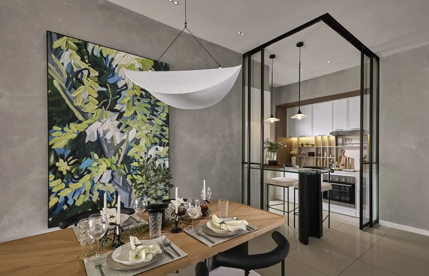 Showroom Dining Kitchen