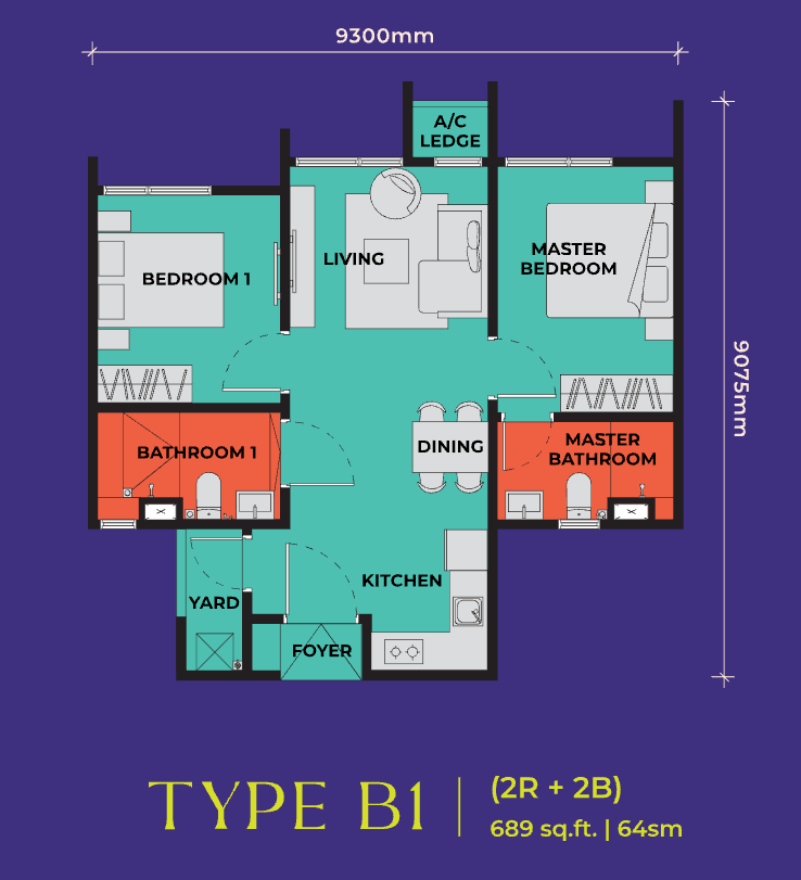 Type B1 Layout