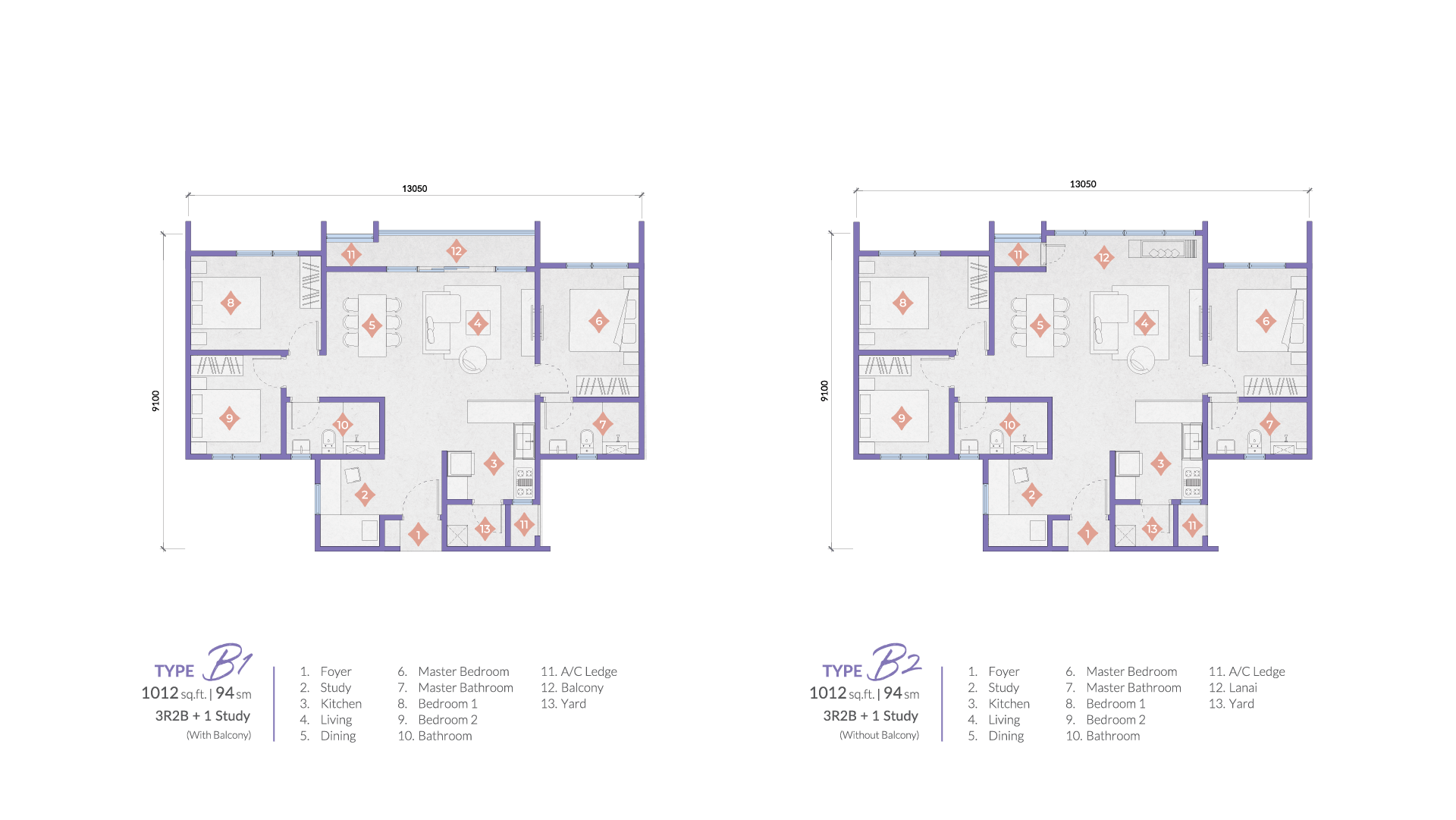 Veladaz Type B Layout
