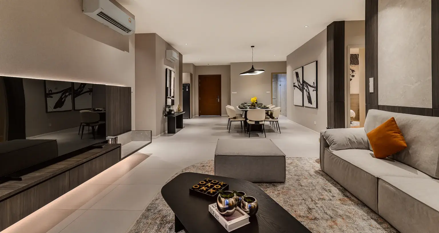 Elegant Dining and Kitchen