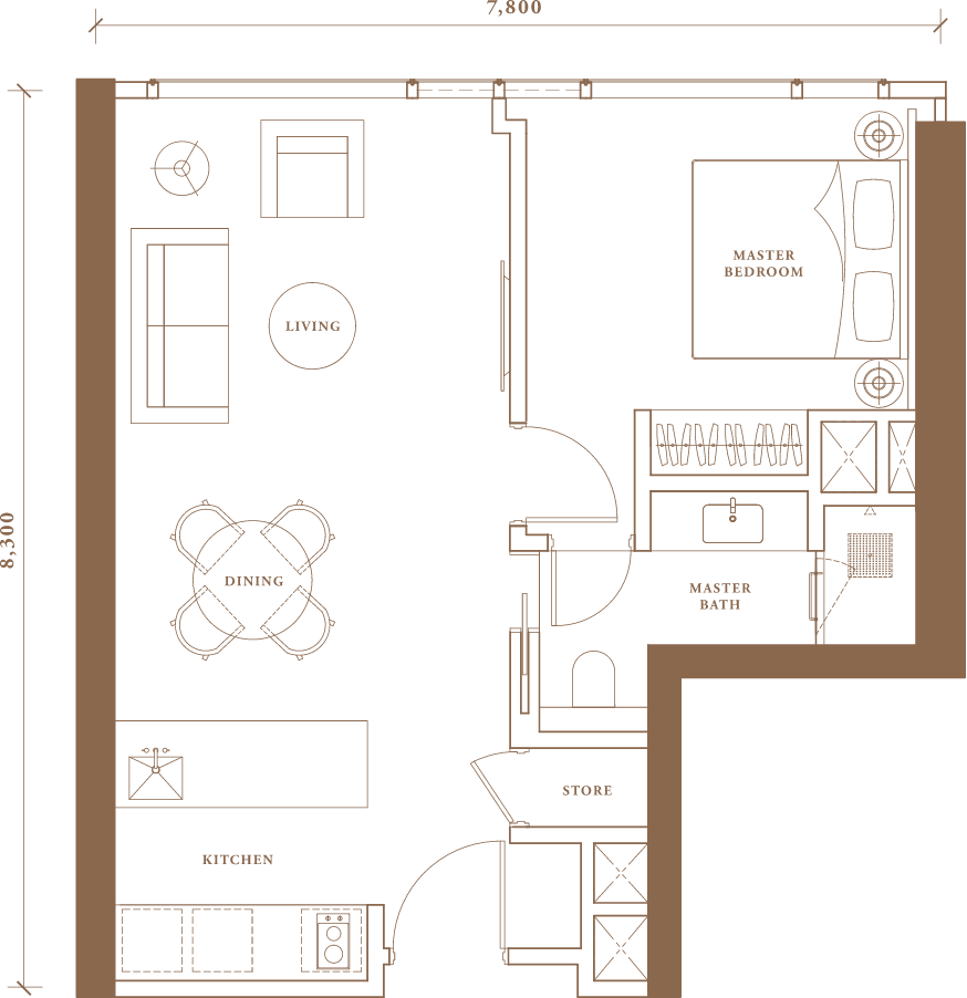 Type D1 Layout