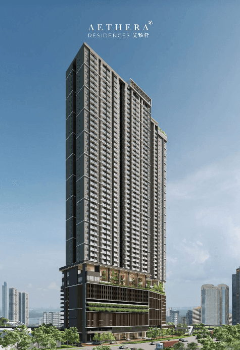 Aethera Residences exterior facade