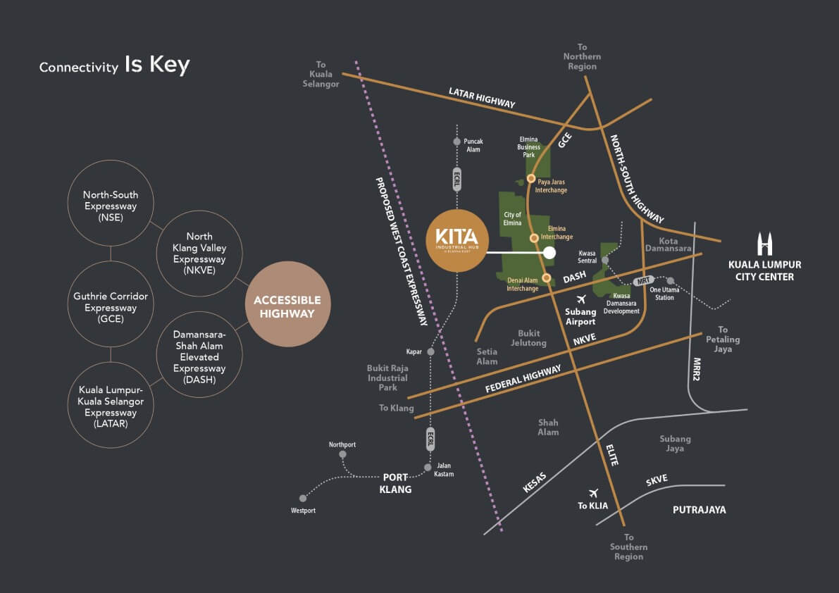 Location Map Elmina East