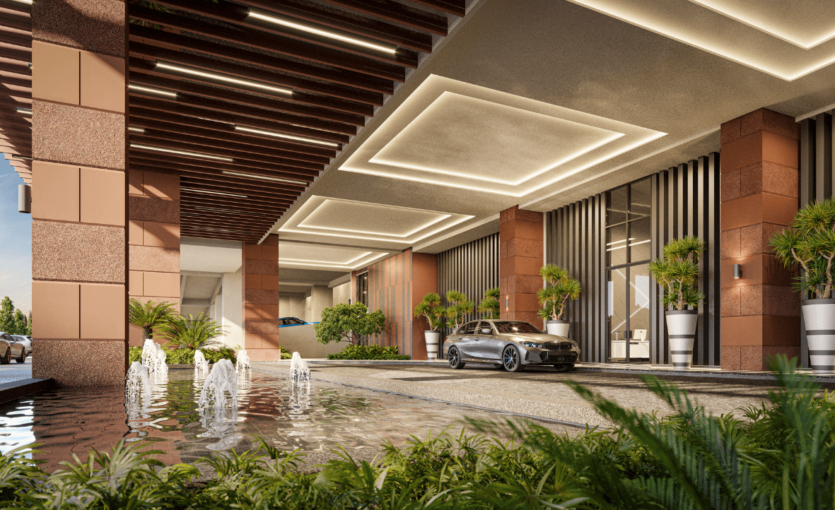 Spacious living room interior in DUO