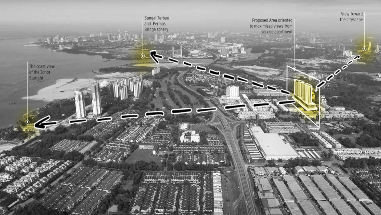 Elegant dining and kitchen area