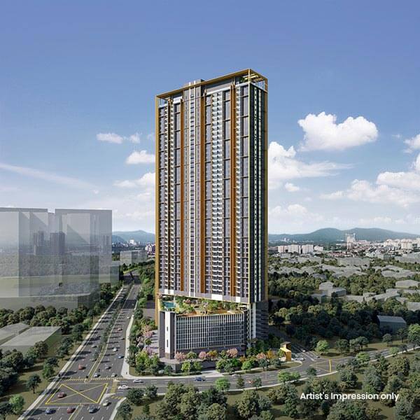 VOX Residence Sentul Building Facade