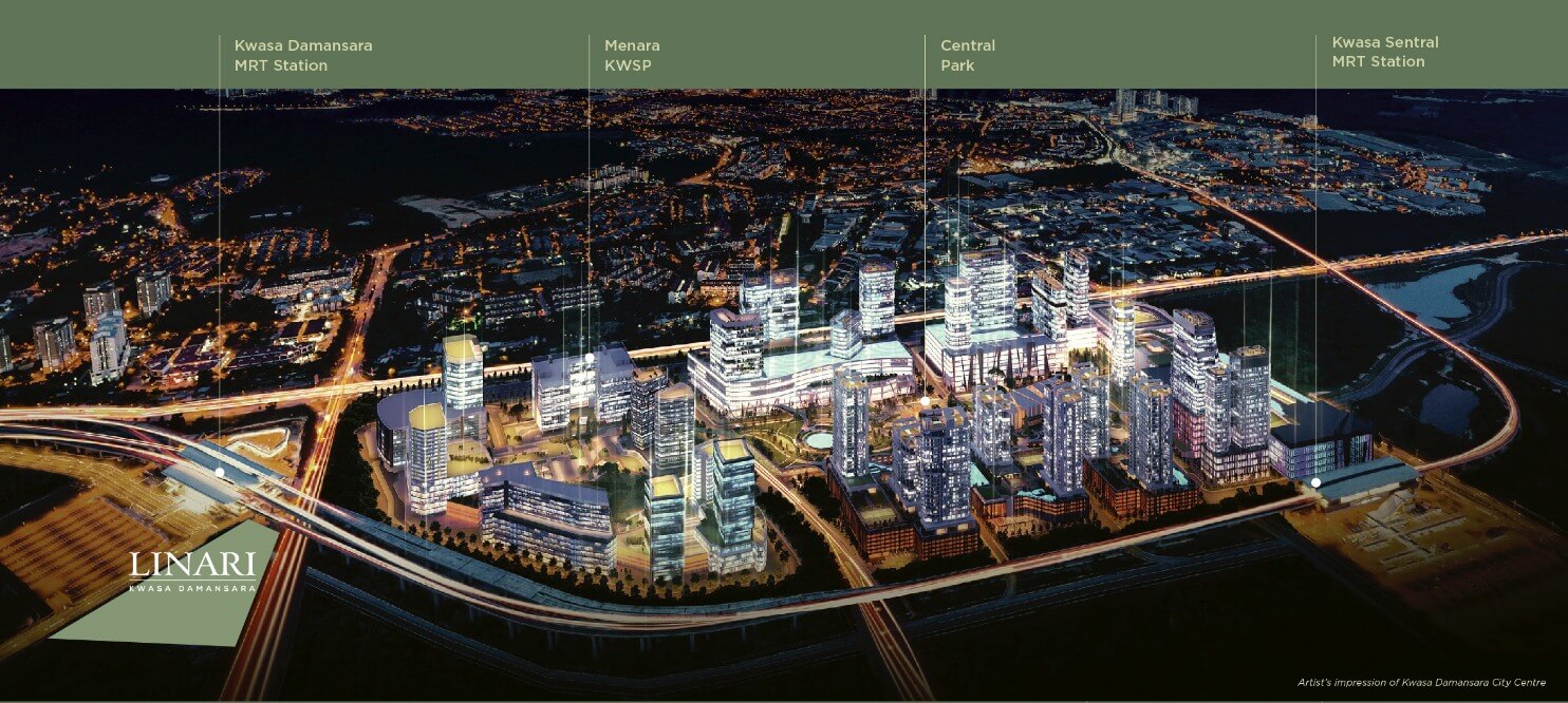 Linari Kwasa Damansara Overview Location Masterplan
