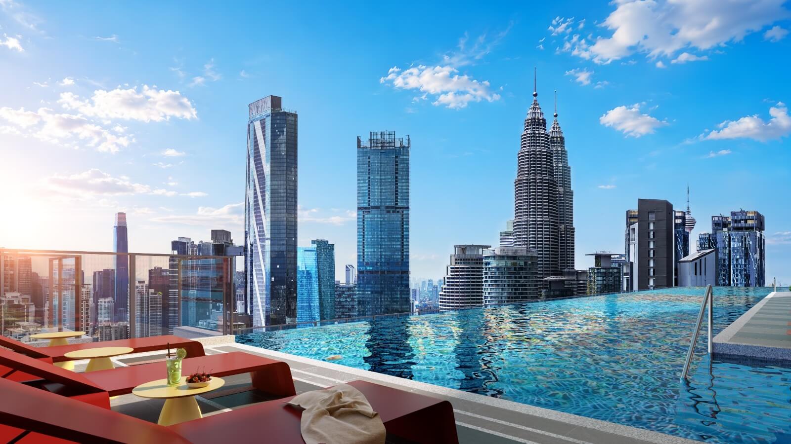 Phoeniz Suites KLCC Exterior Skyline
