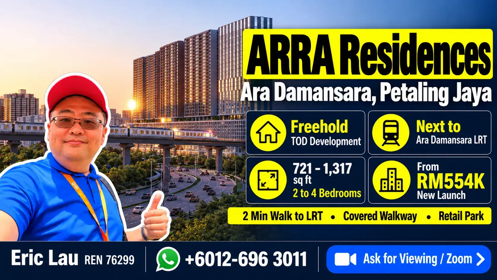 ARRA Residences Ara Damansara – TOD + FREEHOLD + Ready Tenants
