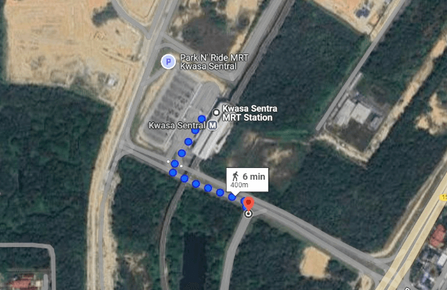 D'Nuri Residences @ Kwasa Damansara - 6 minutes walk to MRT Kwasa Sentral
