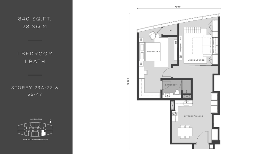 Eaton Residences KLCC - Type A5