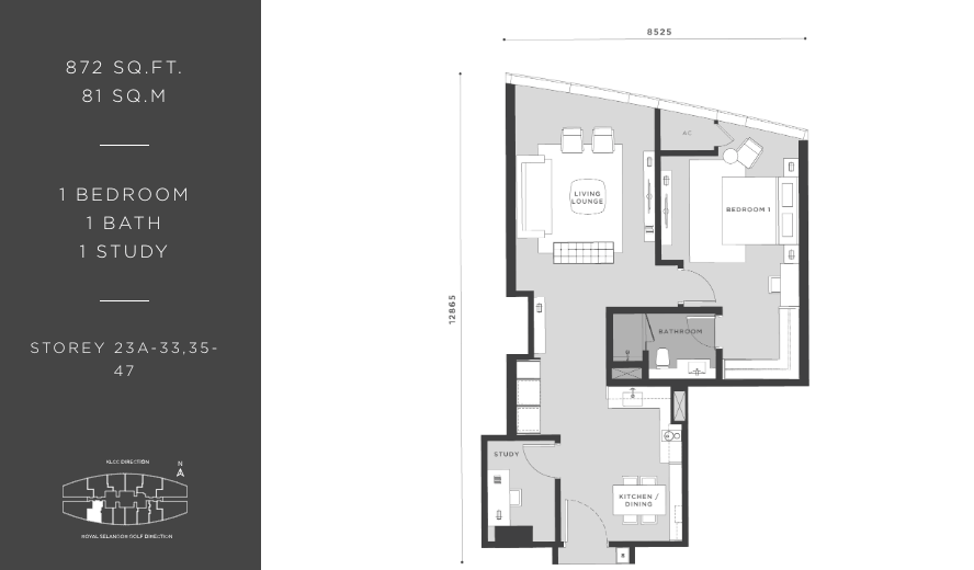 Eaton Residences KLCC - Type B10